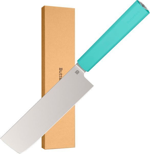 Ніж кухонний Butterfork Nakiri AR-RPM9 ABS Turquoise Green BF01-NK-MTNS 19370011 фото