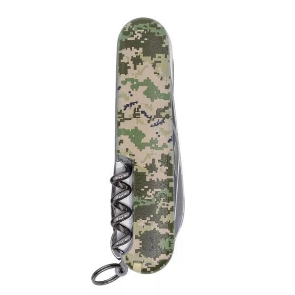 Швейцарский нож Victorinox Huntsman Army Пиксель с красным логотипом (1.3713.3.W3941p) V77552953 фото