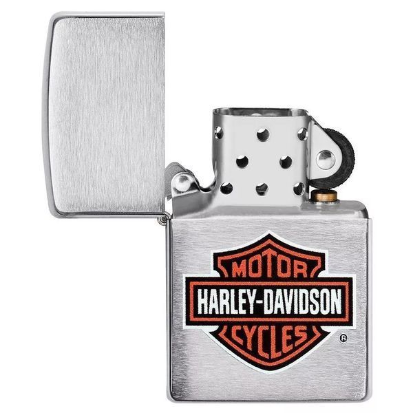Запальничка Zippo Classic brushed chrome Harley-Davidson 200HDH252 V77553989 фото