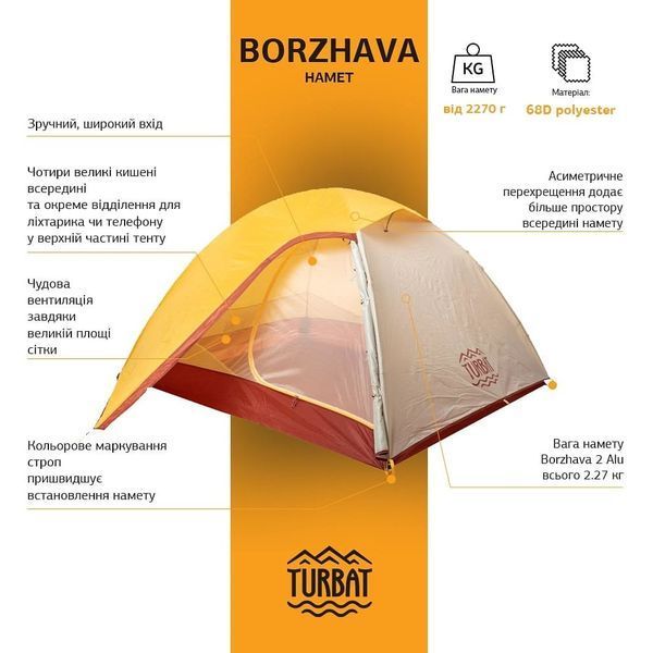 Намет Turbat Borzhava 3 Alu 012.005.0139 фото