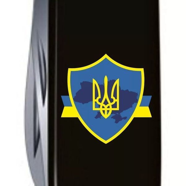 Швейцарский нож Victorinox Climber Ukraine Трезубец на щите с лентой (1.3703.3_T1070u) V77552932 фото