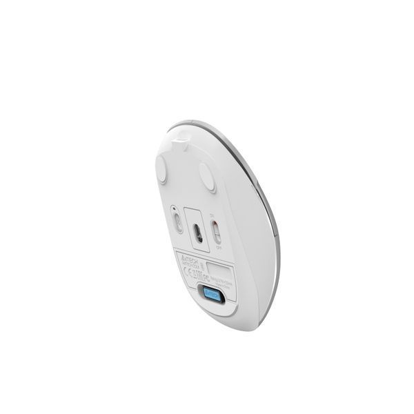 Мышь беспроводная A4Tech Fstyler FB26CS Air (Icy White), цвет серый+белый FB26CS Air (Icy White) 1606378 фото