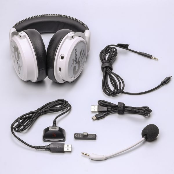 Наушники игровые Bloody MR590 (Sport White), цвет черно-белый MR590 (Sport White) 1606317 фото