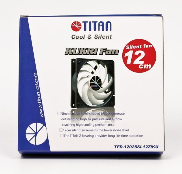 Вентилятор Titan TFD-12025SL12Z-KU, 120х120х25 TFD-12025 SL 12 Z/KU 0400167 фото