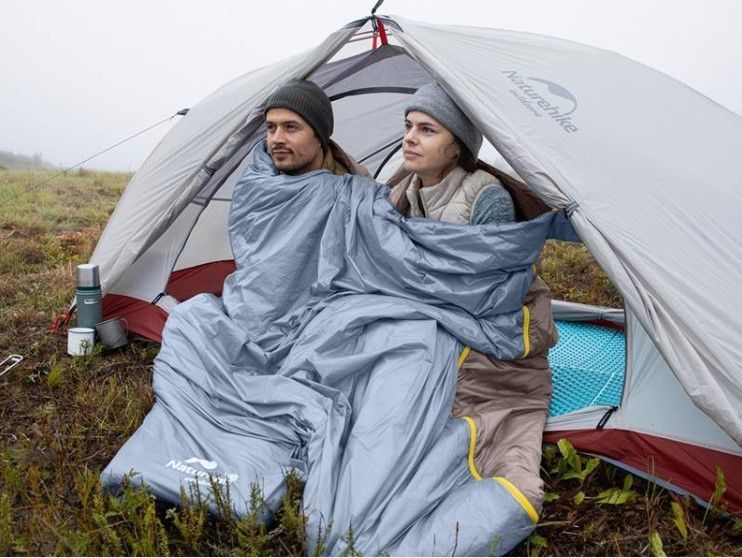 Спальник надлегкий Naturehike Summer LW180 NH21MSD09, (15&deg;C), p-p M, Коричневый 582690 фото