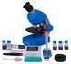 Мікроскоп Bresser Junior 40x-640x Blue з набором для дослідів і адаптером для смартфона 8851300WXH000 фото 6