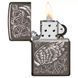 Запальничка бензинова Zippo Filigree Flame and Wing Design Чорна (29881) V77550499 фото 3