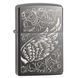 Запальничка бензинова Zippo Filigree Flame and Wing Design Чорна (29881) V77550499 фото 1