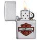 Запальничка Zippo Classic brushed chrome Harley-Davidson 200HDH252 V77553989 фото 3