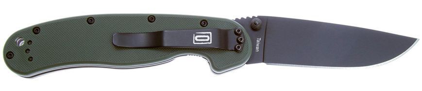Ніж Ontario RAT-1 AUS-8 Blade Black OD Green ON8846OD 14780017 фото