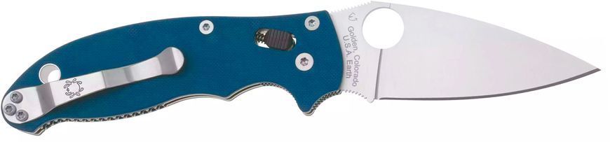 Ніж Spyderco Manix 2 CPM-SPY27 G-10 Cobalt Blue C101GPCBL2 871706 фото