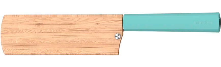 Ніж кухонний Butterfork Nakiri AR-RPM9 ABS Turquoise Green BF01-NK-MTNS 19370011 фото
