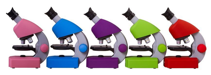 Мікроскоп Bresser Junior 40x-640x Blue з набором для дослідів і адаптером для смартфона 8851300WXH000 фото