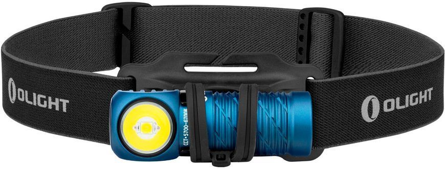 Ліхтар Olight Perun 2 Mini Midnight Blue + Налобне кріплення (1100 Lm) Perun 2 Mini BL 23704384 фото