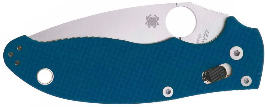 Ніж Spyderco Manix 2 CPM-SPY27 G-10 Cobalt Blue C101GPCBL2 871706 фото