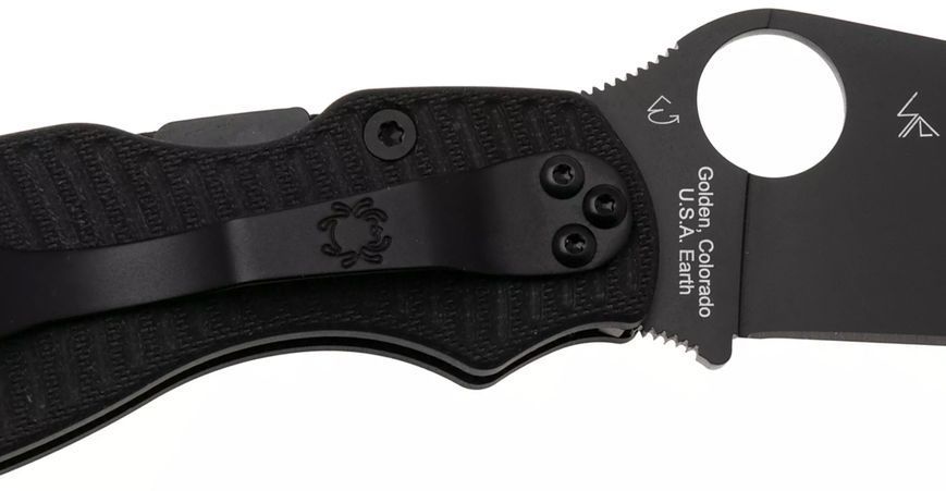 Нож Spyderco Military 2 MagnaCut Black C36GMCBKP2 871763 фото