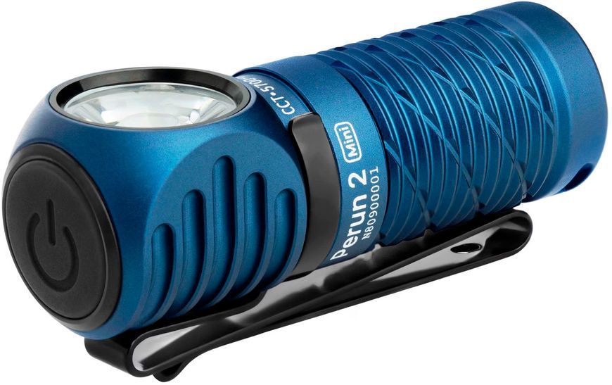 Ліхтар Olight Perun 2 Mini Midnight Blue + Налобне кріплення (1100 Lm) Perun 2 Mini BL 23704384 фото