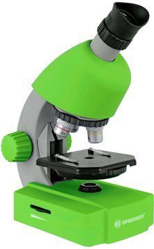 Мікроскоп Bresser Junior 40x-640x Green з набором для дослідів і адаптером для смартфона 8851300B4K000 фото