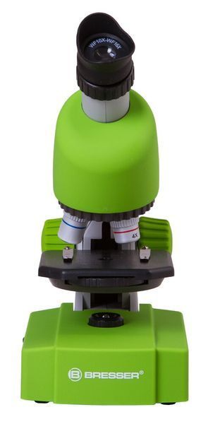 Мікроскоп Bresser Junior 40x-640x Green з набором для дослідів і адаптером для смартфона 8851300B4K000 фото