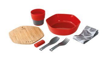 Набор туристической посуды Robens Leaf Meal Kit Fire Red (690276) 929209 фото