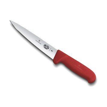Нож кухонный разделочный Victorinox Fibrox 16 см Красный 5.5601.16 4007436 фото