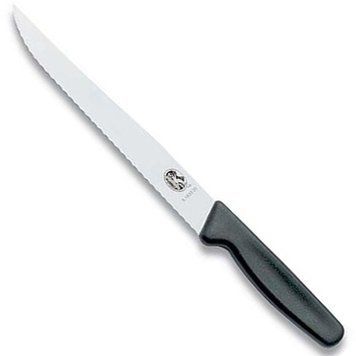 Нож кухонный Victorinox Standart для хлеба 20 см серрейтор Черный блистер 5.1833.20B 4000640 фото