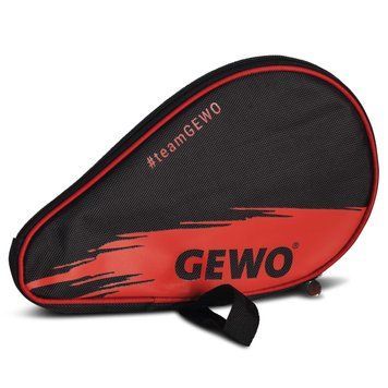 Чохол для ракетки Gewo Round Cover Wave з відділенням для м'ячів Black/Red (109679130) 931256 фото