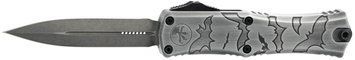 Ніж Microtech Hera II Mini Double Edge Brushed Metal Bats Handle Signature Series Grey 1702M-1BMHWBAS 14090684 фото