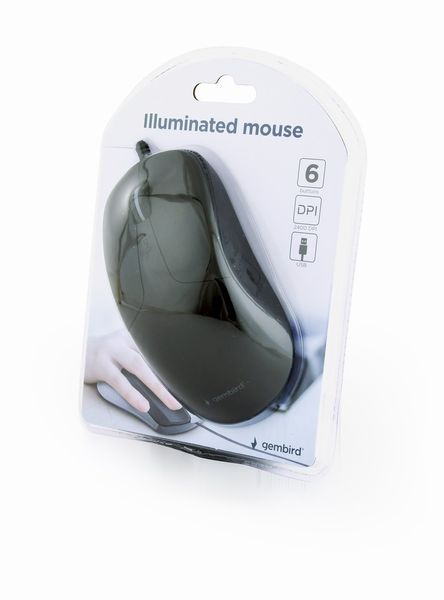Оптична мишка Gembird MUS-UL-01, USB інтерфейс, чорний колір MUS-UL-01 0202820 фото