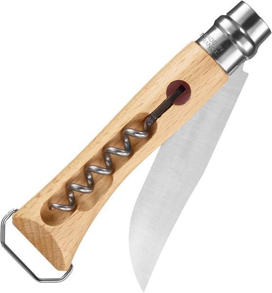Нож Opinel №10 VRI Corkscrew (Штопор + Открывачка) 002578 2046682 фото