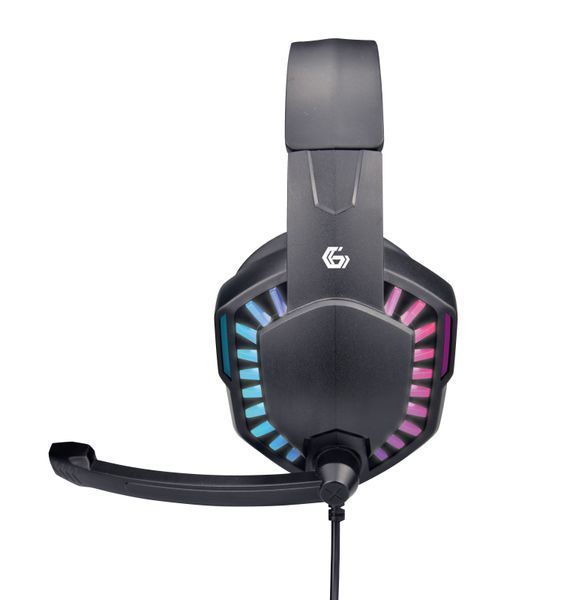 Наушники с микрофоном GHS-06, игровые, регулятор громкости, черный цвет GHS-06 1604913 фото