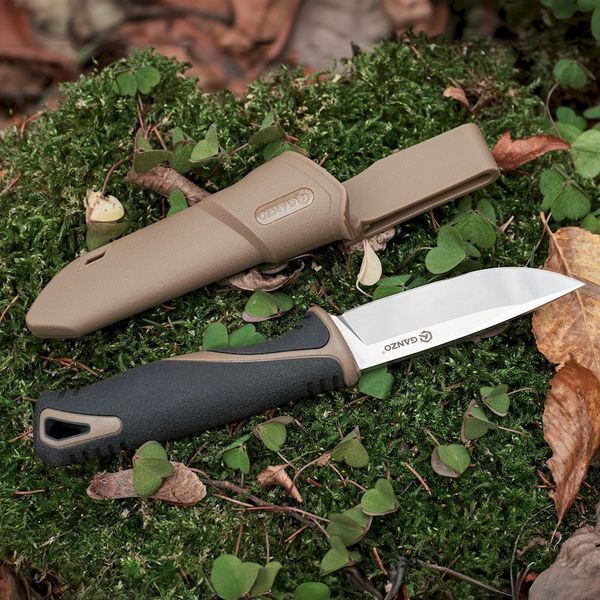 Нож Ganzo G807-DY Бежевый с ножнами 97031 фото
