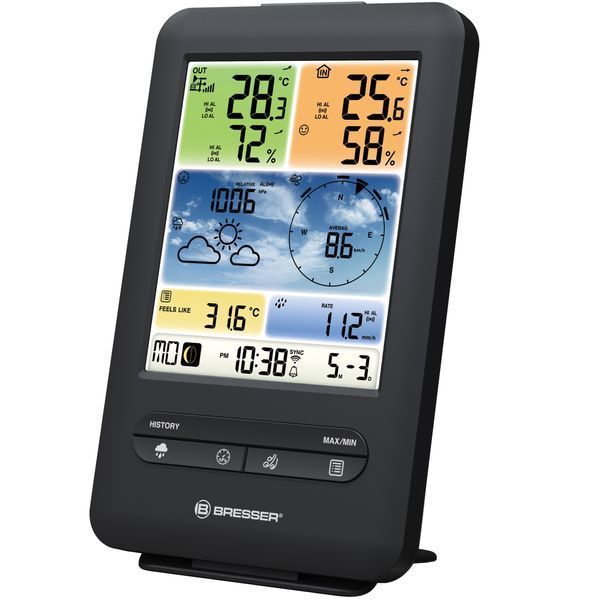 Метеостанция Bresser Weather Center 5-in-1 V WIFI Professional colour (7002585) 930104 фото