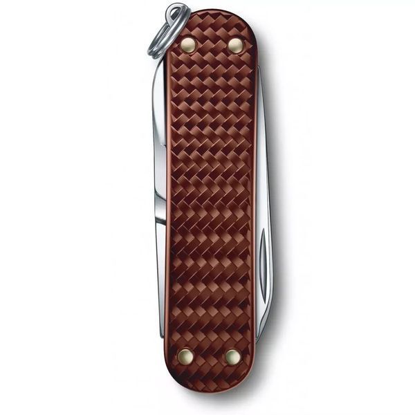 Швейцарський ніж Victorinox Classic SD Precious Alox Hazel Brown 58 мм 5 функцій Коричневий рифлений (0.6221.4011G) V77552884 фото