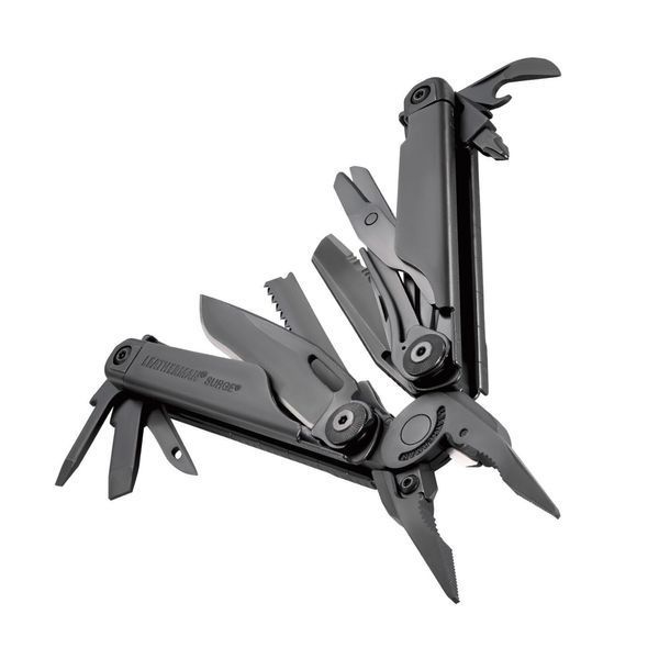 Мультиінструмент Leatherman Surge BLACK, чохол MOLLE, картонна коробка 831333 4007367 фото