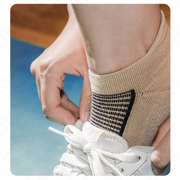 Шкарпетки низькі Naturehike NH21FS014, 2 пари (бежеві, чорні), розмір L 90733 фото