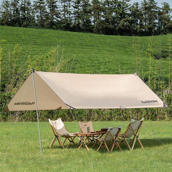 Тент для кемпінгу Naturehike Girder NH20TM006, 150D, 300*438 см, золотий (з двома стійками) 88137 фото