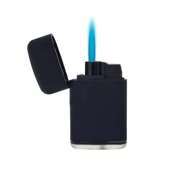 Газова запальничка п'єзо турбо Champ Prof Black Capsule Jetflame Чорна (40804292) V77550595 фото
