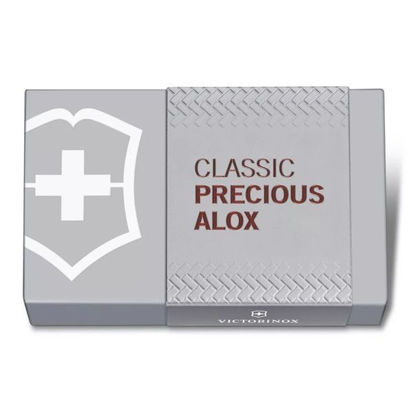 Швейцарський ніж Victorinox Classic SD Precious Alox Hazel Brown 58 мм 5 функцій Коричневий рифлений (0.6221.4011G) V77552884 фото