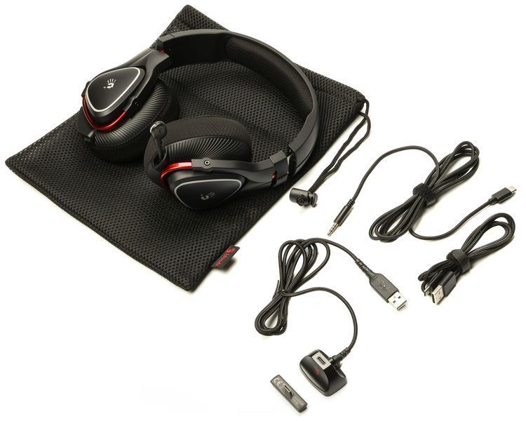 Навушники ігрові Bloody MR720 (Black), RGB, колір чорний MR720 (Black) 1606318 фото