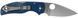 Нож Spyderco Native 5 Dark Blue CPM-S110V C41PDBL5 871312 фото 3