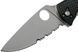 Ніж Spyderco Tenacious Lightweight Напівсеррейтор C122PSBK 871390 фото 4