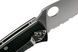 Ніж Spyderco Tenacious Lightweight Напівсеррейтор C122PSBK 871390 фото 8