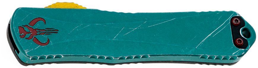 Ніж Heretic Manticore E Bounty Hunter Bowie MagnaCut Aluminium CF Turquoise H026B-14A-Bounty 9880023 фото