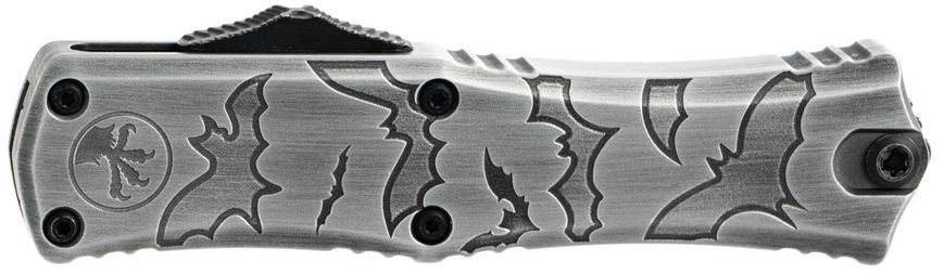 Ніж Microtech Hera II Mini Double Edge Brushed Metal Bats Handle Signature Series Grey 1702M-1BMHWBAS 14090684 фото