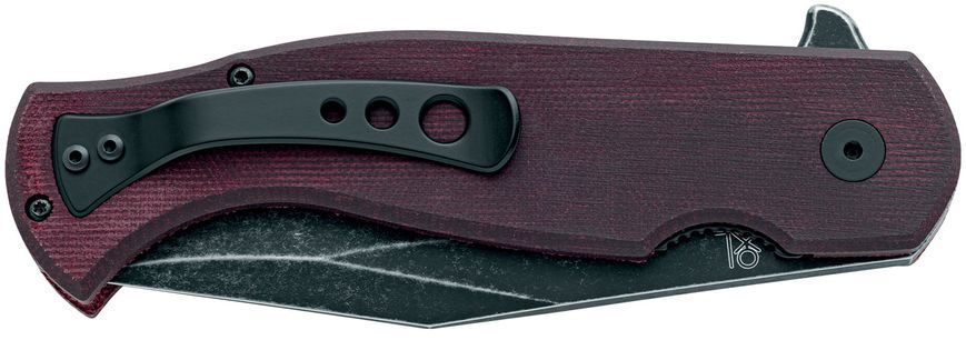 Ніж Fox Eastwood Tiger Black Blade Micarta Burgundy FX-524 MB 17530679 фото