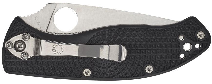 Ніж Spyderco Tenacious Lightweight Напівсеррейтор C122PSBK 871390 фото