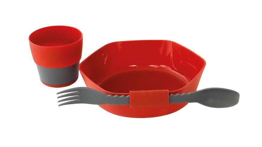 Набор туристической посуды Robens Leaf Meal Kit Fire Red (690276) 929209 фото