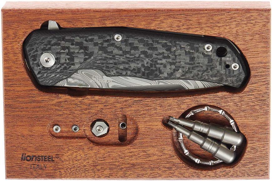 Нож Lionsteel T.R.E. Damascus THOR Carbon TRE DT FC 392112 фото
