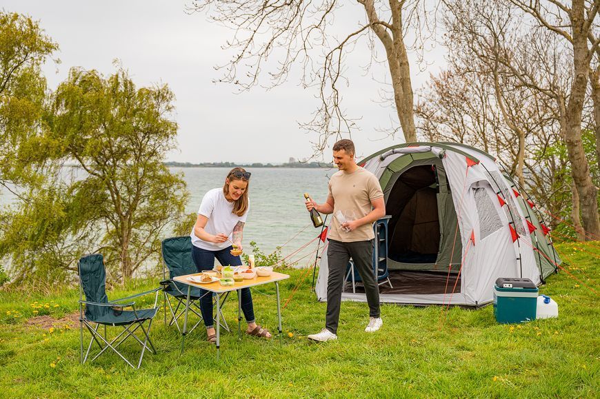 Стіл розкладний Easy Camp Menton M Brown (540029) 929835 фото